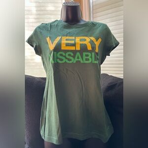 American Eagle Outfitters casual deep green tee